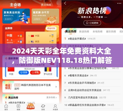 2024天天彩全年免費資料大全，防御版NEV118.18熱門解答匯總