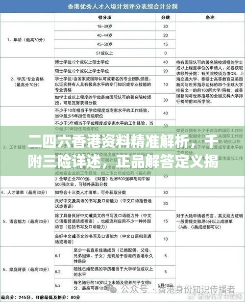 二四六香港資料精準(zhǔn)解析，千附三險詳述，正品解答定義揭示_主力版YCQ557.91