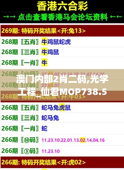 澳門(mén)內(nèi)部2肖二碼,光學(xué)工程_仙君MOP738.57