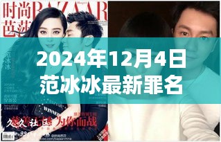 范冰冰最新罪名揭秘，光環(huán)背后的波折與影響分析（時間，2024年）