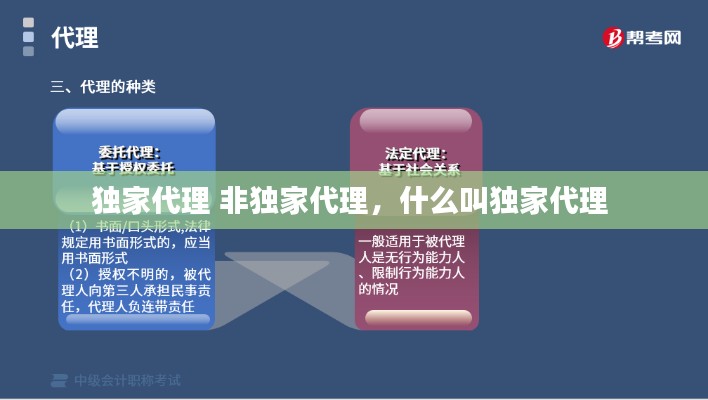 獨(dú)家代理 非獨(dú)家代理，什么叫獨(dú)家代理 
