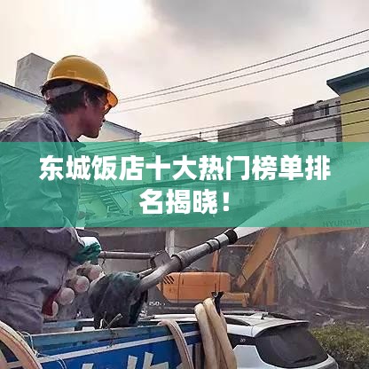 東城飯店十大熱門(mén)榜單排名揭曉！