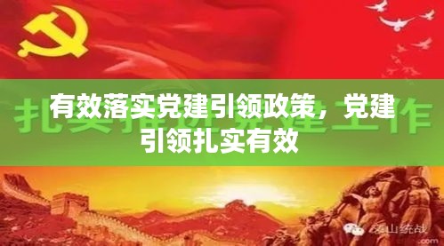 有效落實黨建引領(lǐng)政策，黨建引領(lǐng)扎實有效 