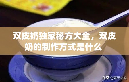 雙皮奶獨(dú)家秘方大全，雙皮奶的制作方式是什么 