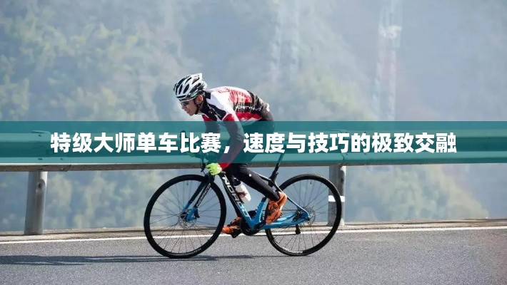 特級大師單車比賽，速度與技巧的極致交融