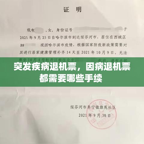 突發(fā)疾病退機票，因病退機票都需要哪些手續(xù) 