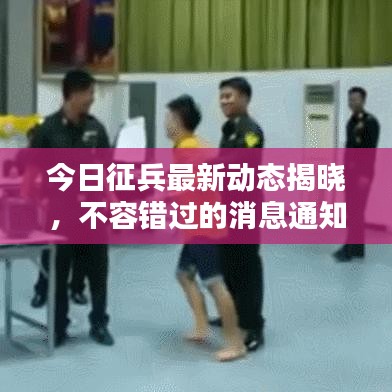 今日征兵最新動(dòng)態(tài)揭曉，不容錯(cuò)過的消息通知！